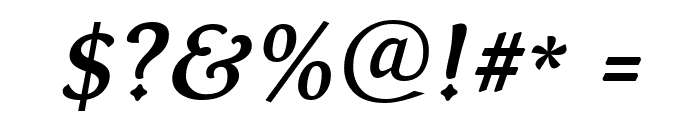 Kelvinch Bold Italic Font OTHER CHARS