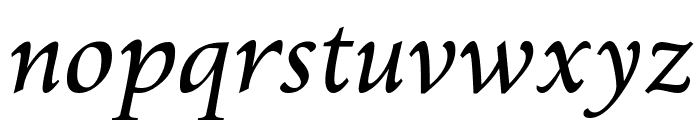 Kelvinch Italic Font LOWERCASE