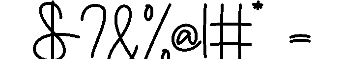 Kelythia Regular Font OTHER CHARS