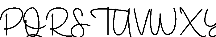 Kelythia Regular Font UPPERCASE