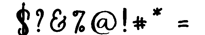Kemistale Regular Font OTHER CHARS