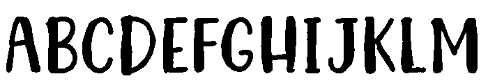 Kemistale Regular Font UPPERCASE