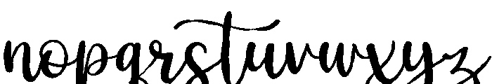 Kemistale Regular Font LOWERCASE