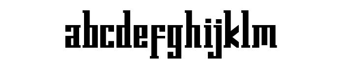 Kempton Demo Serif Font LOWERCASE
