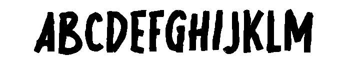 Kenal Font UPPERCASE