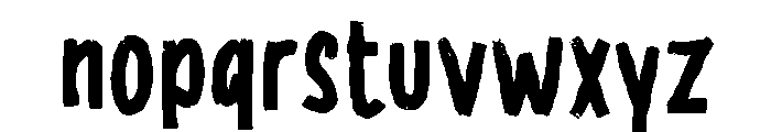 Kenal Font LOWERCASE
