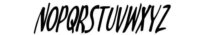 Kennebunkport Condensed Italic Font UPPERCASE