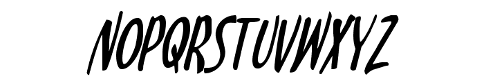 Kennebunkport Condensed Italic Font LOWERCASE