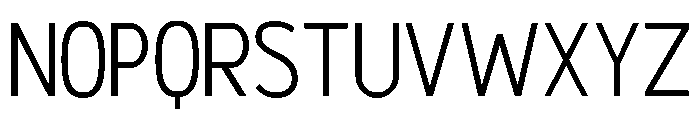 Kenzoestic Thin Font LOWERCASE