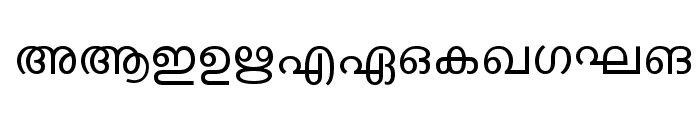 Keralax - Malayalam Font UPPERCASE