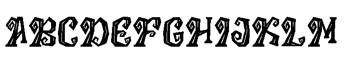 Keramat Font UPPERCASE