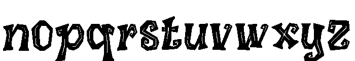 Keramat Font LOWERCASE