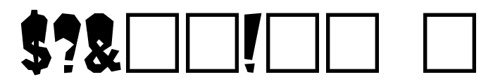 Kerouac Plain Font OTHER CHARS
