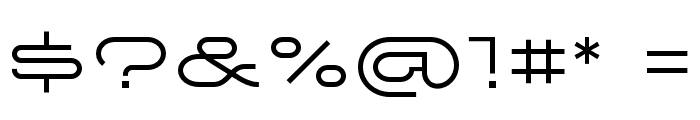 Ketosag Condensed Font OTHER CHARS