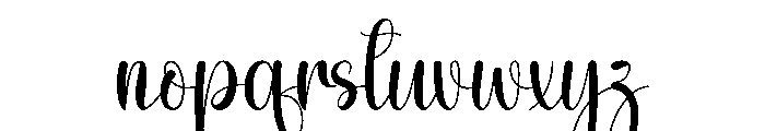 Keychain Font LOWERCASE