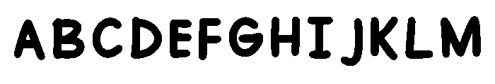 Keycs Handwritting Regular Font UPPERCASE