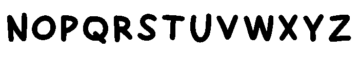 Keycs Handwritting Regular Font UPPERCASE