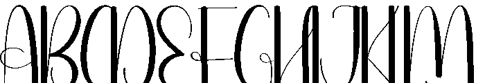 Keylove Font UPPERCASE