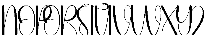 Keylove Font UPPERCASE