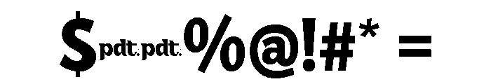 Keyugahtrial Regular Font OTHER CHARS