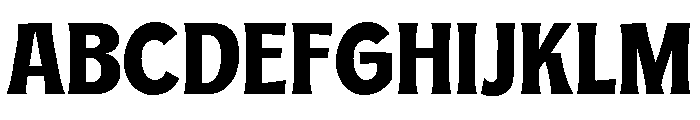 Keyugahtrial Regular Font UPPERCASE