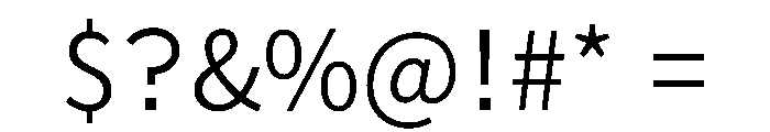 Kedebideri Regular Font OTHER CHARS