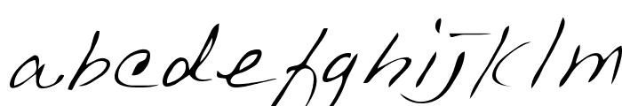 Kedzie Regular Font LOWERCASE