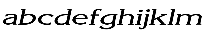 Keira Extended Italic Font LOWERCASE