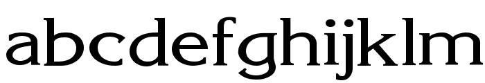 Keira Wide Normal Font LOWERCASE