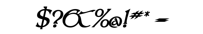 Kelt BoldItalic Font OTHER CHARS