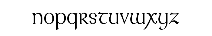 Kelt Condensed Normal Font LOWERCASE