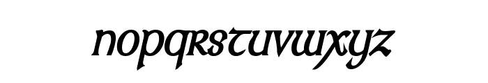Kelt Thin BoldItalic Font LOWERCASE