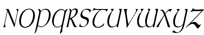 Kelt Thin Italic Font UPPERCASE