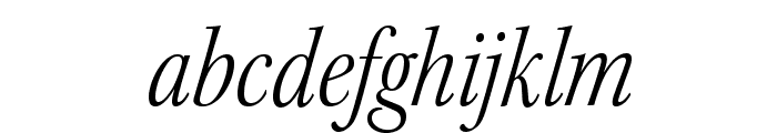KeplerStd-LightCnItSubh Font LOWERCASE