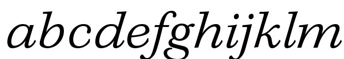 KeplerStd-LightExtItCapt Font LOWERCASE