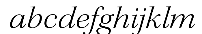 KeplerStd-LightExtItSubh Font LOWERCASE