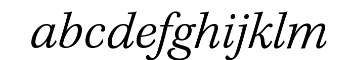 KeplerStd-LightItCapt Font LOWERCASE