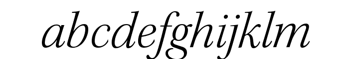 KeplerStd-LightItSubh Font LOWERCASE