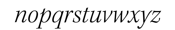 KeplerStd-LightItSubh Font LOWERCASE