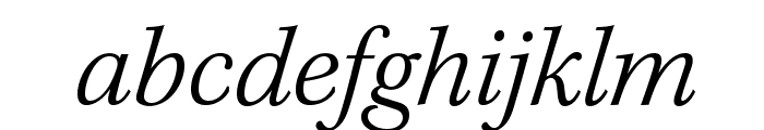 KeplerStd-LightIt Font LOWERCASE