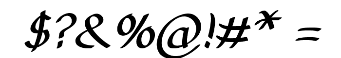 Keralon-BoldItalic Font OTHER CHARS