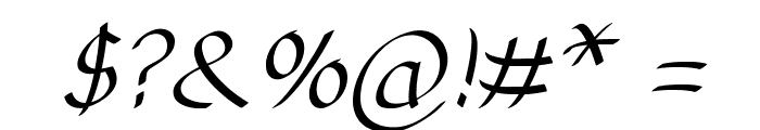 KeralonItalic Font OTHER CHARS