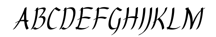 KeralonItalic Font UPPERCASE