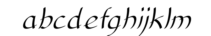 KeralonItalic Font LOWERCASE