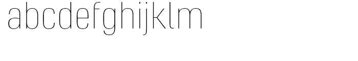 Kelson Thin Font LOWERCASE