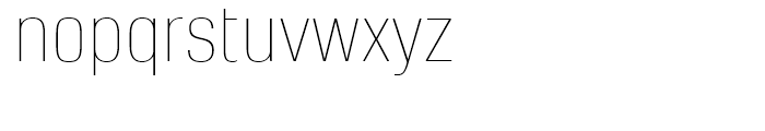 Kelson Thin Font LOWERCASE