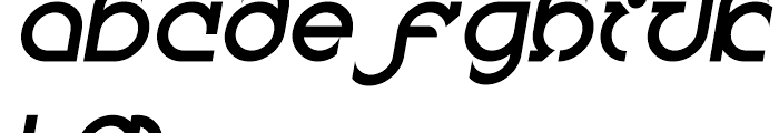 Kelt Regular Oblique Font LOWERCASE