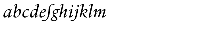 Kennedy Book Italic Font LOWERCASE