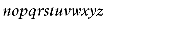 Kennedy Medium Italic Font LOWERCASE