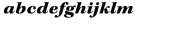 Kepler Black Extended Italic Font LOWERCASE